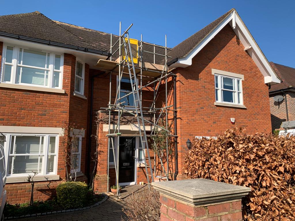 3 lift tower on a home in Cobham